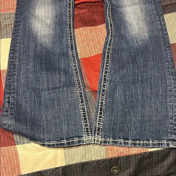 Rock & Roll Cowgirl Blue Boot Cut Jeans - Picture 4 of 7